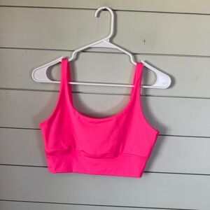 Heros Active bright pink sports bra top women's size medium